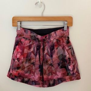 Lululemon Spring Break Away Short in Multi Pink